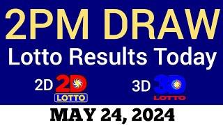 Lotto Result Today 2pm Draw May 24 2024 Swertres Ez2 PCSO Live Result