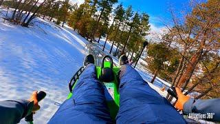 NEW! Mineshaft Coaster - Gravity Coaster in the Snow - Big Bear Lake