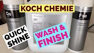Koch Chemie Wash and Finish/Quick Shine/Waterless Wash/Car Wash/Sio2/Auto Detailing/Tesla
