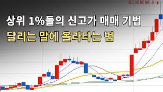 평생 써먹는 돌파매매 법(주식 고수들이 단타로 크게 버는 이유)