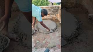 Amazing  Water tank stage plastering #construction #plaster #shortsfeed #satisfying #skills