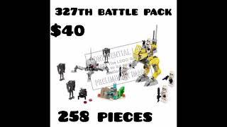 4 new leaked lego star wat set pictures. It asks the question, is lego trying to scam us?