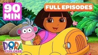 Dora's Cars, Trains, Planes & Vehicles Marathon!  90 Minutes of Dora the Explorer | Dora & Friends