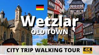 Wetzlar City Walk Tour | Traveling Germany | Beautiful Old Town | 4K | Original City Sounds