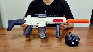 Scar Electric Water Gun with Drum Unboxing 2024