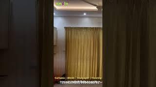 Beautiful curtains, roman blinds for an apartment in Bangalore https://amita.in#curtainshopbangalore