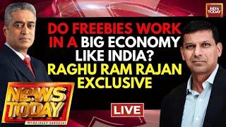 LIVE: Rajdeep Sardesai Speaks To Former RBI Governor Raghuram Rajan On Freebie Politics In India