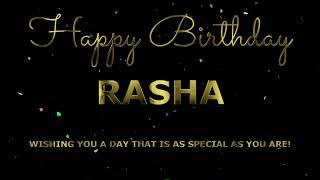 Happy Birthday Rasha