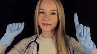 ASMR Inaudible Whispering Doctor Exam Roleplay 🩺 (Personal Attention, Flashlight, Etc)