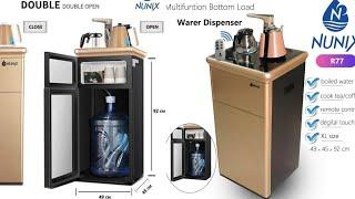 NUNIX BOTTOM LOAD DISPENSER {20L}hot and cold CONNECTION AND USE