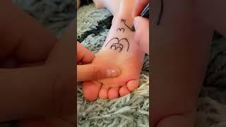 رانو رسمت على رجل خلودة وهوي نايم
