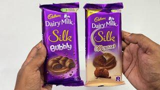 Cadbury Dairy Milk Silk Bubbly vs Cadbury Dairy Milk Mousse