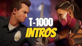 MK1: T-1000 INTROS VS  Shang Tsung, Johnny Cage, Mileena | Mortal Kombat 1