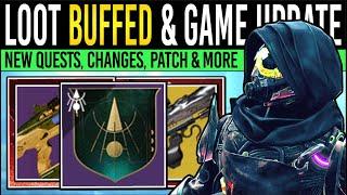 Destiny 2: BIG LOOT BUFF & NEW QUESTS! Content UPDATE, New Weapons, Rotation Info & More (27 May)