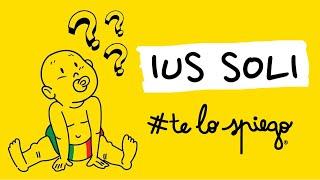 LO IUS SOLI️: #TELOSPIEGO!