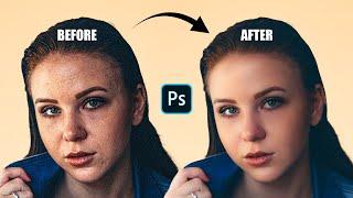 Face Retouching - Best Photoshop Tutorial | Skin Retouching 2024