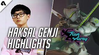 Haksal Genji Highlights | Overwatch APEX Season 1 - RunAway vs Reunited