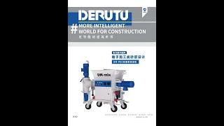 Designed for hard to mix or hard to apply mortarsDM-MIX Double Mixing Pump Spraying machine