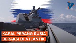 Kapal Perang Rusia Simulasi Peluncuran Rudal Zircon di Atlantik