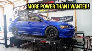 DYNO TUNING MY EVO 9! (it is too fast)