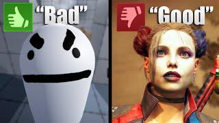 Underrated "Bad" vs Terrible "Good" Games