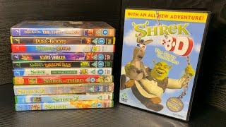 My Shrek DVD Collection Update August 2024 - DreamWorks Animations DVD Unboxings