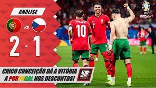  PORTUGAL 2-1 RÉPUBLICA CHECA  (Análise) Portugal entra no Euro 2024 com vitória nos descontos!