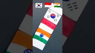 Creative design of flags of different nations #flag#nation#creative#youtubeshorts