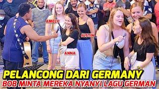 TERUJA PELANCONG DARI GERMANY BILA BOB TEGUR & PANGGIL KE DEPAN NYANYI LAGU BAHASA GERMAN