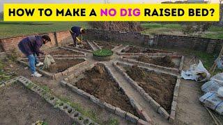 How to make a no dig Raised bed - Step By Step Process