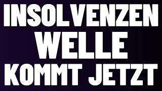  INSOLVENZENWELL KOMMT JETZT!  WARUM DIE PLEITEWELLE IMMER NÄHER RÜCKT...