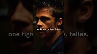 First rule of fight club #fightclub #bradpitt