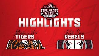 Medicine Hat Tigers at Red Deer Rebels 9/27 | WHL Highlights 2024-25