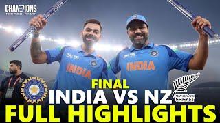 India vs New Zealand Final Full Highlights ICC Champions Trophy 2025 | IND VS NZ