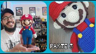 Super Mario Amigurumi Passo a Passo (PARTE 3) #tiagoamigurumi #amigurumi