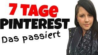 Affiliate Marketing mit Pinterrest: Meine Erfahrung nach 7 Tagen"