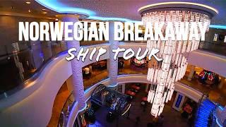 Norwegian Breakaway Cruise Ship BEST Sea Day Ship Tour