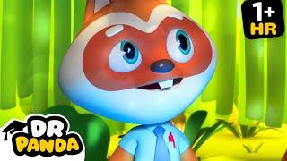 Dr. Panda Season 1 FULL EPISODES! Kids Learning Videos (1 hour)