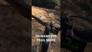 Shimano ep8 on trail mode short uphill