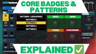 Core badges/Core badge patterns explained 2k24 Current/Old gen