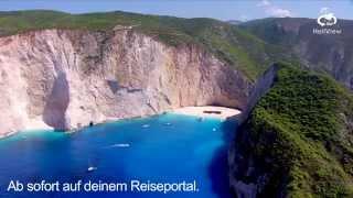 Zakynthos,Griechenland Urlaub und Reise mit HeliView Pauschalreisen und Hotels im Hotelvideo buchen.