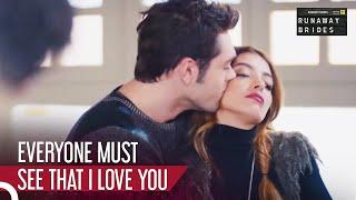 Selim Gives Sebnem a Love Kiss | Runaway Brides Episode 79