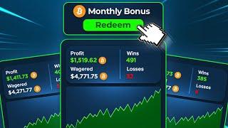 Monthly bonus to $1,000 challenge (Stake)