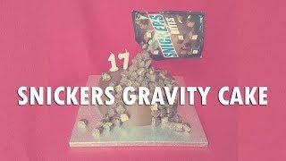 Easy Gravity Snickers Chocolate Cake Decorating