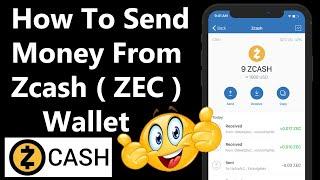 How To Send Money from Zcash  ZEC  Wallet By Crypto Wallets Info