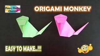 Origami Monkey - Easy Origami Instructions