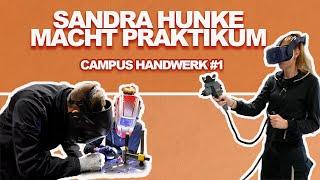 4 Gewerke an einem Tag | Sandra Hunke zu Besuch auf dem Campus der Handwerkskammer Trier