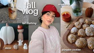 fall things!  baking, fall decor + clothing / VLOG