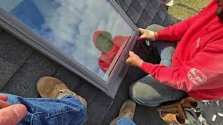 The How to Basics of Installing a Velux Skylight on a Shingle Roof.