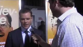 Matt Damon is not fat with Brad Blanks - The Informant Premiere New York